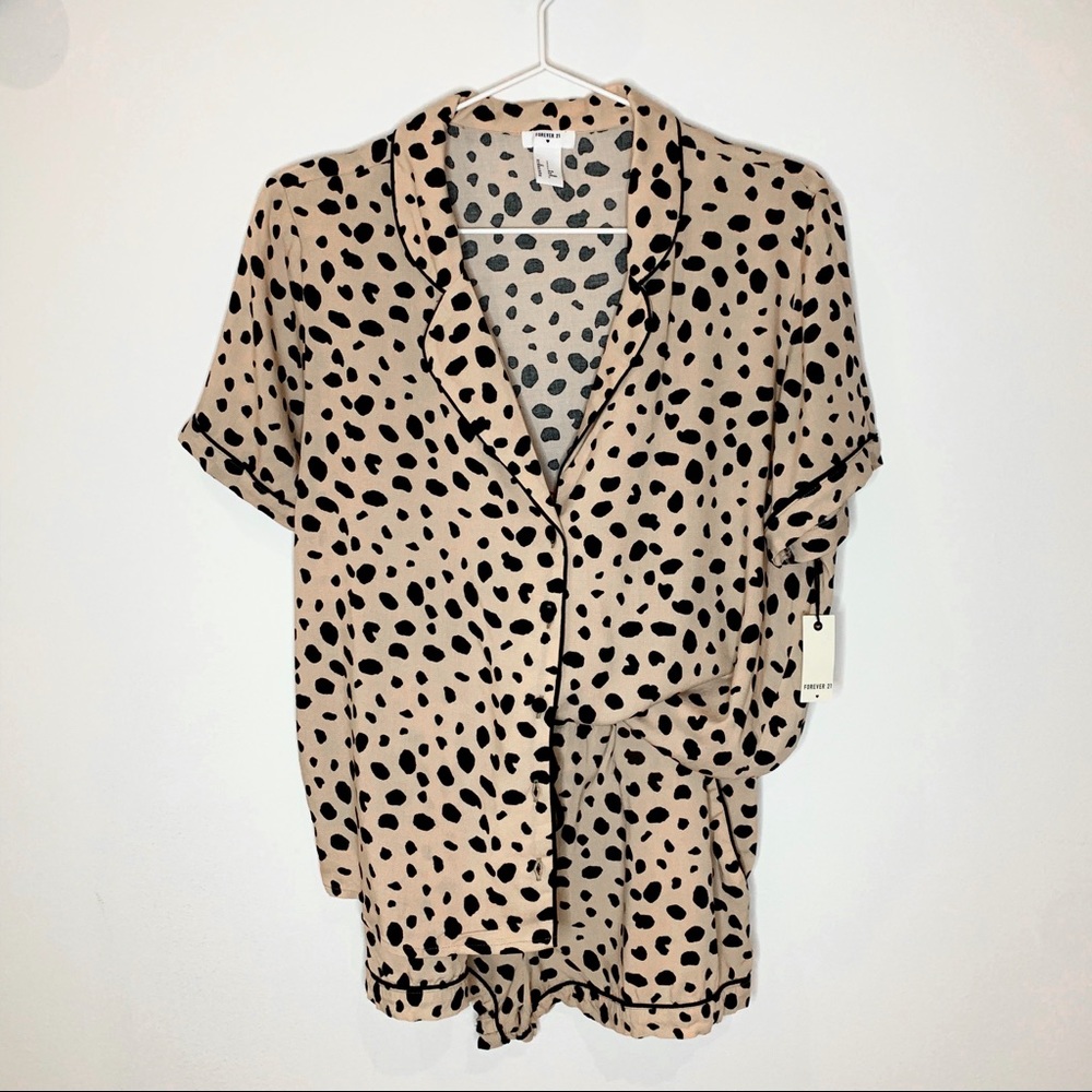 Sold - Cheetah print pajama set